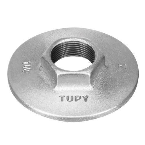 Flange Sextavada em Ferro Galvanizado 1"  Tupy