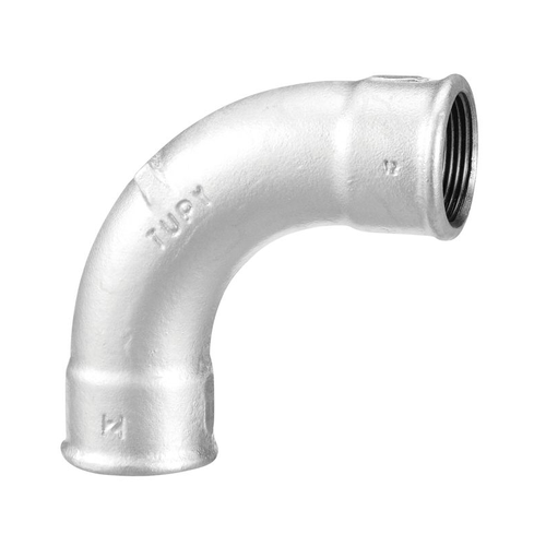 Curva Ferro Galvanizado 90° Fêmea 2. 1/2'' Tupy