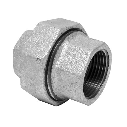 União Ferro Galvanizado 3/4" Assento Cônico em Bronze Seguri