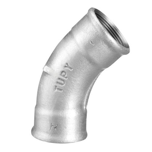 Curva de Ferro Galvanizado 45° 1. 1/2" Tupy