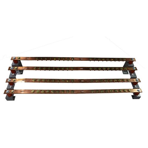Kit Barramento Trifásico Cobre Curto 1X1/8 250A BRCONTROLL