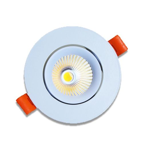 Spot Led 5W 3000K Redondo Bivolt  COB Rowma