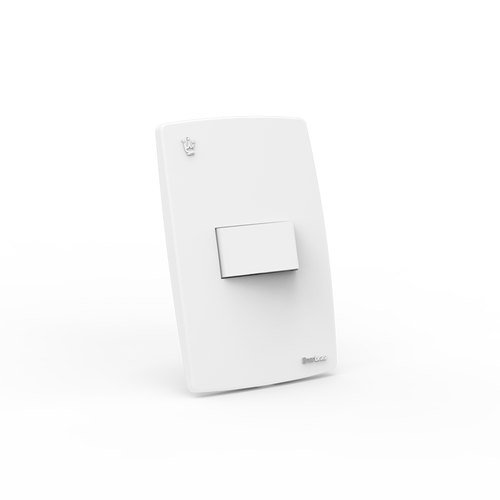 Conjunto Interruptor 1 Tecla Simples Enerbras Reale