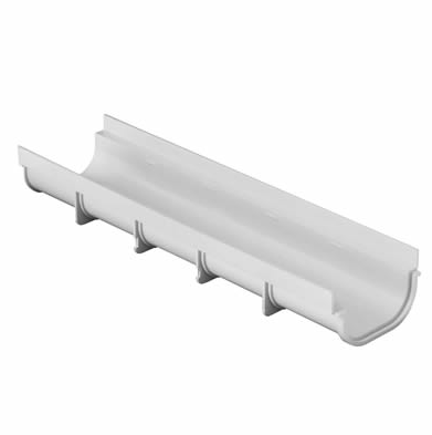 Calha de Piso Reforçada Cinza 13x50x7,5cm DN130 First Plast