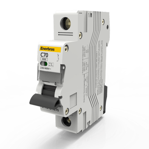 Disjuntor Monopolar 70A DIN Enerbras