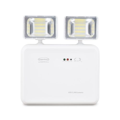 Iluminação de Emergência Segurimax LED 2.200 Lumens Segurimax