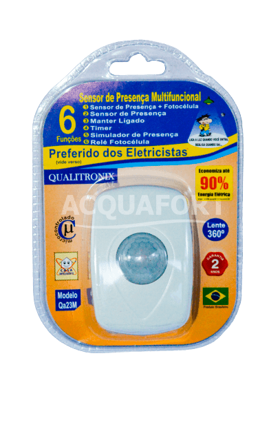 Sensor de Presença Sobrepor Qualitronix