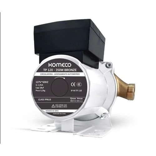 MiniBomba Circuladora em Bronze Tp120 G1 127V Komeco