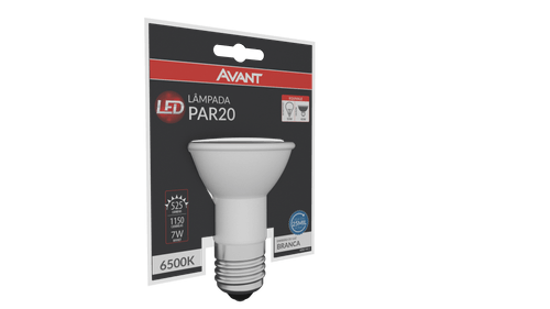 Lâmpada Led Par20 7W 6500K Bivolt Avant