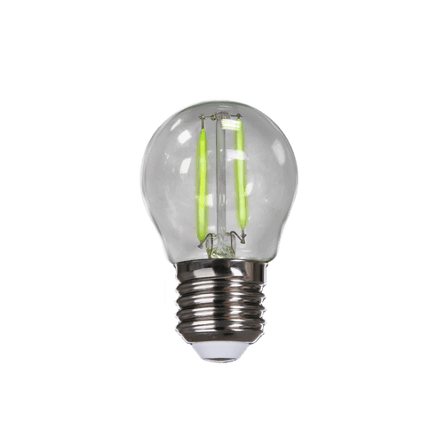 Lâmpada Led Bolinha Filamento 2W Verde E27 IP20 Bivolt Avant