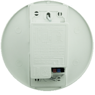 Sensor de Presença Embutir 3 Fios Com Fotocélula Qualitronix