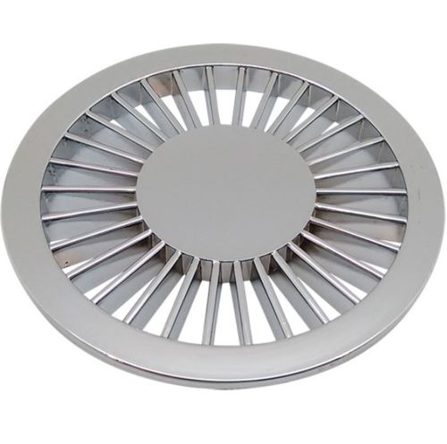Grelha Redonda Radial Cromada 100mm N78 Amanco