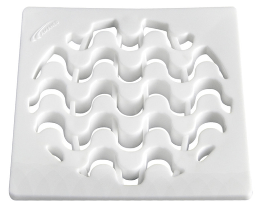 Grelha Quadrada 100mm Copacabana Branca Amanco