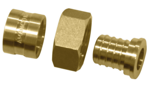 Conector Móvel Fêmea para Água 16x1/2 Metálico Amanco