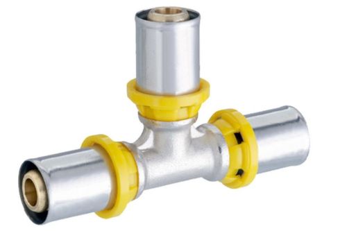 Te Pex Para Gás 20mm Metálico Amanco