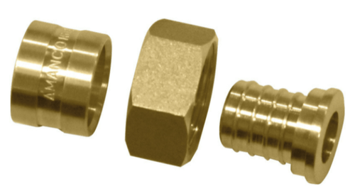 Conector Móvel Fêmea para Água PEX 20x3/4 Metálico Amanco