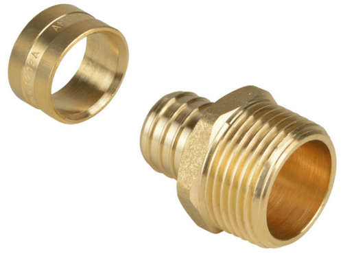 Conector Macho para Água PEX 20x3/4 Metálico Amanco