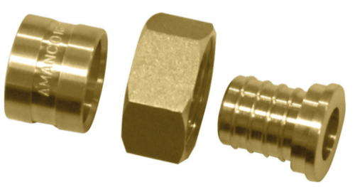 Conector PEX para Água Móvel Fêmea 25x1" Metálico Amanco