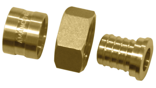 Conector Móvel Fêmea para Água 25x3/4 Metálico PEX Amanco