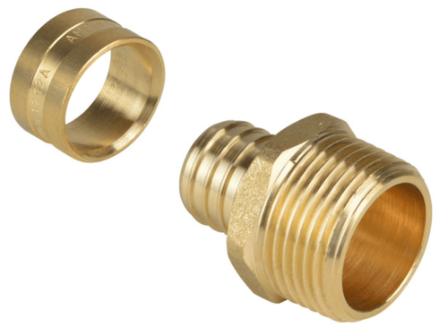 Conector Macho para Água 32x1" Metálico PEX Amanco