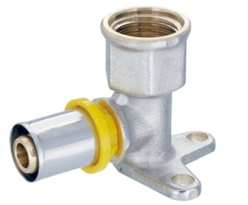 Joelho Pex Para Gás Base Fixa Fêmea 90° 16x1/2 Amanco