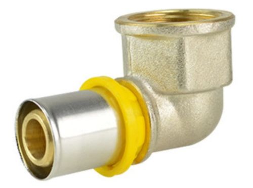 Joelho Pex Para Gás 90° 16x1/2mm Amanco