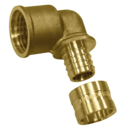Joelho Pex Para Água 25x3/4 Fêmea Terminal Amanco