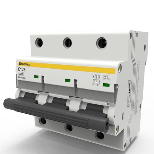 Disjuntor Tripolar 125A DIN 3KA Enerbras