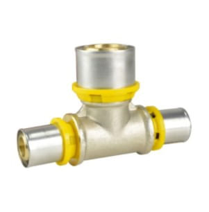 Te Pex Para Gás Redução 32x20x20mm Metálica Amanco