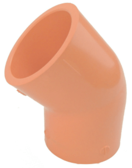 Joelho Fire 45° x 1.1/4 Amanco