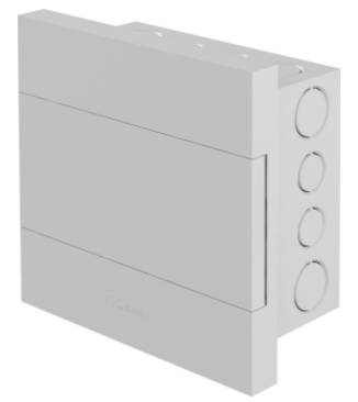 Quadro Disjuntor Embutir 8 Din Pvc Com Barramento Amanco