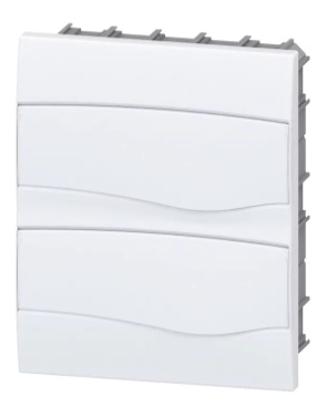 Quadro de Disjuntor Embutir 24D/16N Pvc Tampa Branca Brum