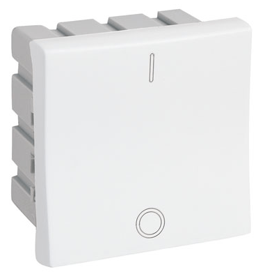 Módulo 1 Tecla Simples Bipolar Branco 25A Pial Plus