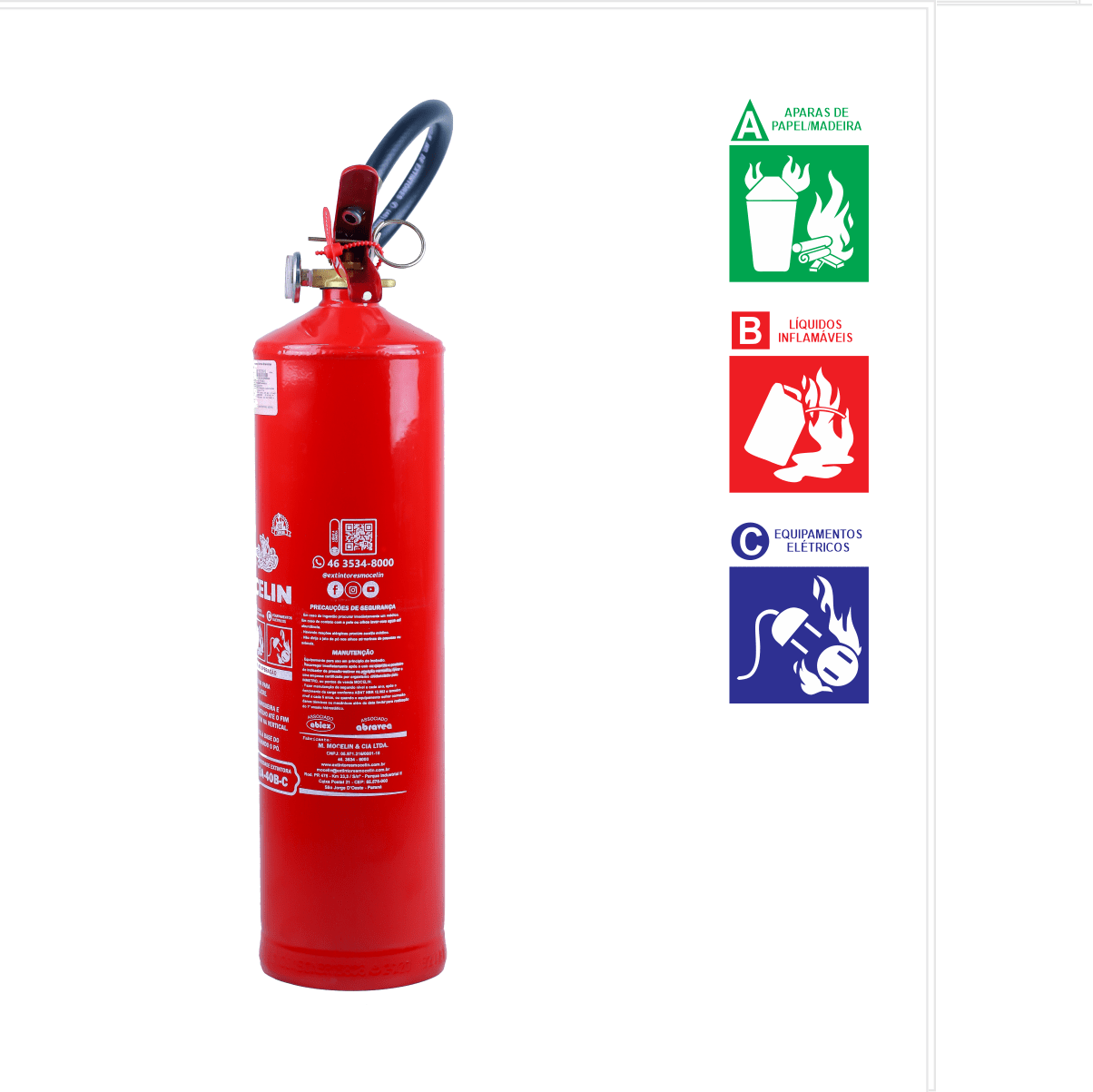Extintor ABC 6KG Mocelin - Acquafort