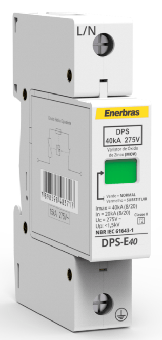 Dispositivo de Proteção contra Surto 40KA Enerbras