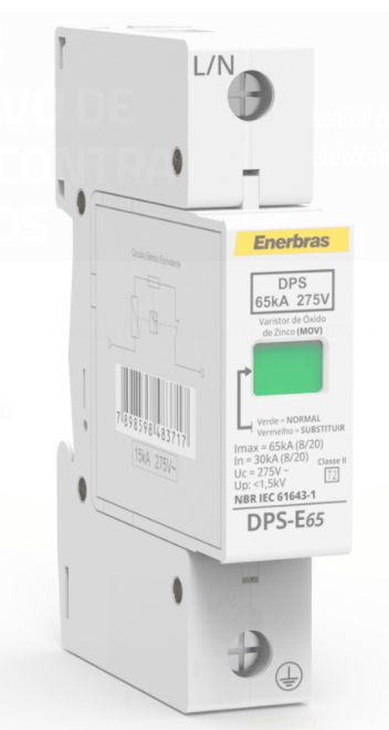 Dispositivo de Proteção contra Surto 65KA Enerbras