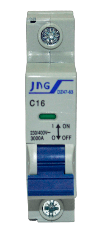 Disjuntor Monopolar 16A DIN 3kA JNG