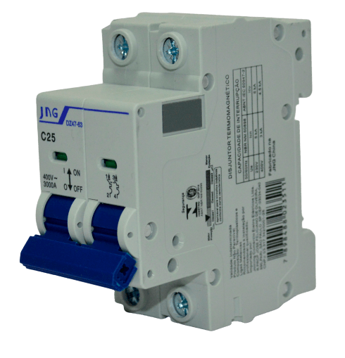 Disjuntor Bipolar 25A DIN 3KA JNG