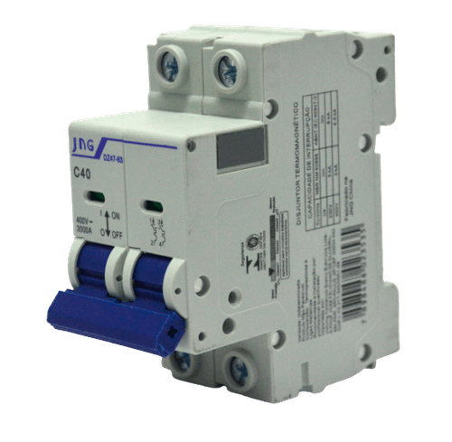 Disjuntor Bipolar 40A DIN 3KA JNG