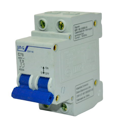 Disjuntor Bipolar 70A DIN 3KA JNG