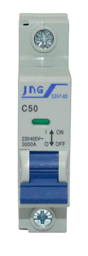 Disjuntor Monopolar 50A DIN 3kA JNG