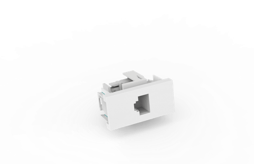Conjunto Beleze Branco 2X4 1 Tomada RJ45 CAT 6 Enerbras