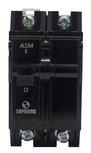 Disjuntor Bipolar 10A Nema 5KA Soprano