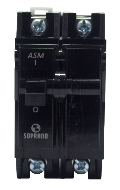 Disjuntor Bipolar 60A Nema 5KA Soprano