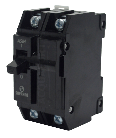 Disjuntor Bipolar 60A Nema 5KA Soprano