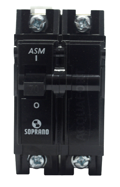 Disjuntor Bipolar 90A Nema 5KA Soprano