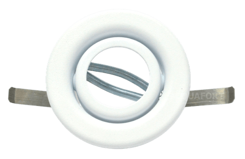 Spot Embutir Redondo Mini Dicroica MV 35W GU10 Branco Fosco Face Reta Bonin