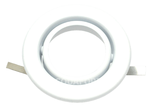 Spot Embutir Redondo Dicroica MV 50W GU10 Branco Fosco Face Reta Bonin