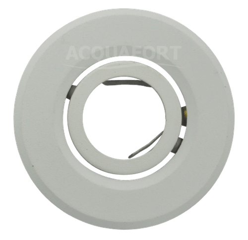 Spot Embutir Redondo Dicroica MV 35W GU10 Branco Fosco Face Reta Metal Técnica