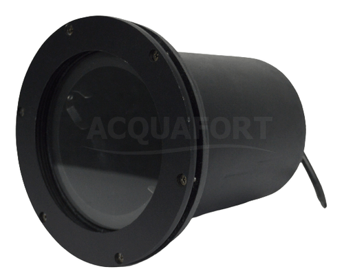Spot Embutir Redondo Solo AR111 50W IP65 Preto Metal Técnica